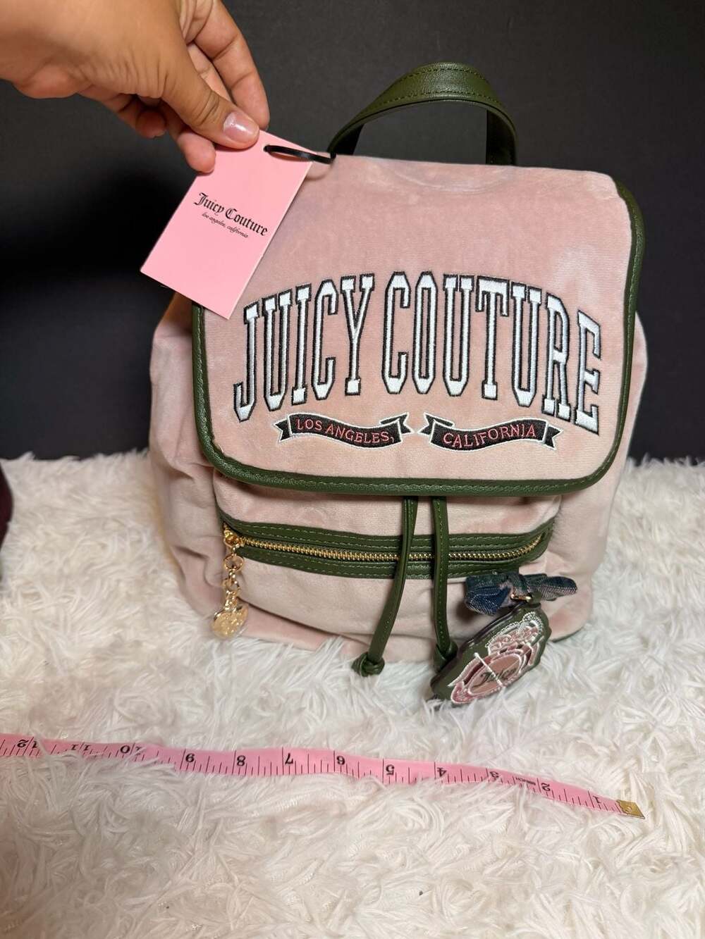 Juicy Couture Dusty Blush Couture University Backpack